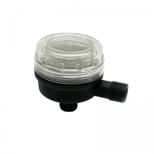 Male thread inline strainer